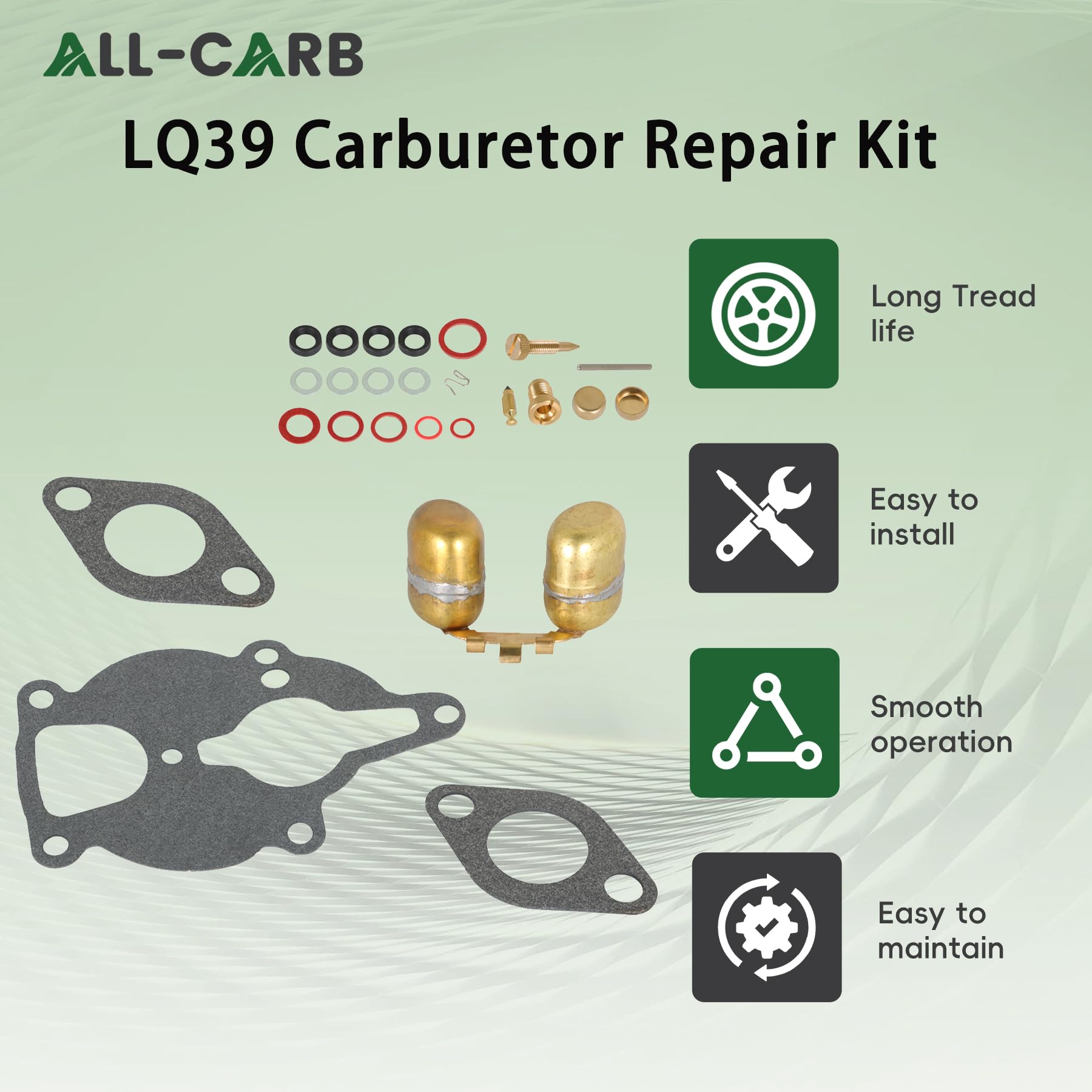 Amazon.com: ALL-CARB LQ39 Carburetor Repair Kit Float Replacement